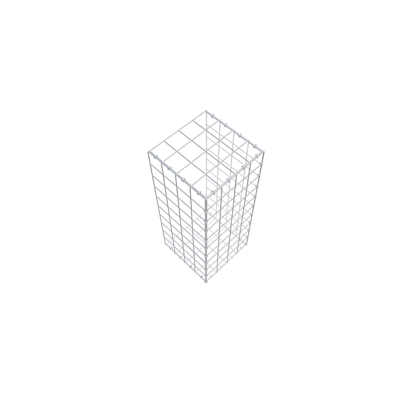 Pila adicional tipo 2 100 cm x 40 cm x 40 cm (L x A x P), malla 10 cm x 10 cm, anillo en C