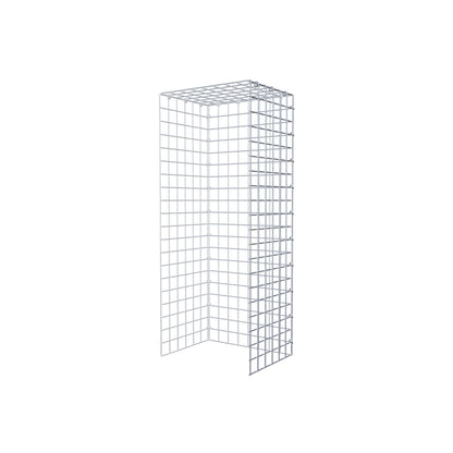 Fourche rapportée type 4 100 cm x 30 cm x 40 cm (L x H x P), mailles 5 cm x 5 cm, anneau C