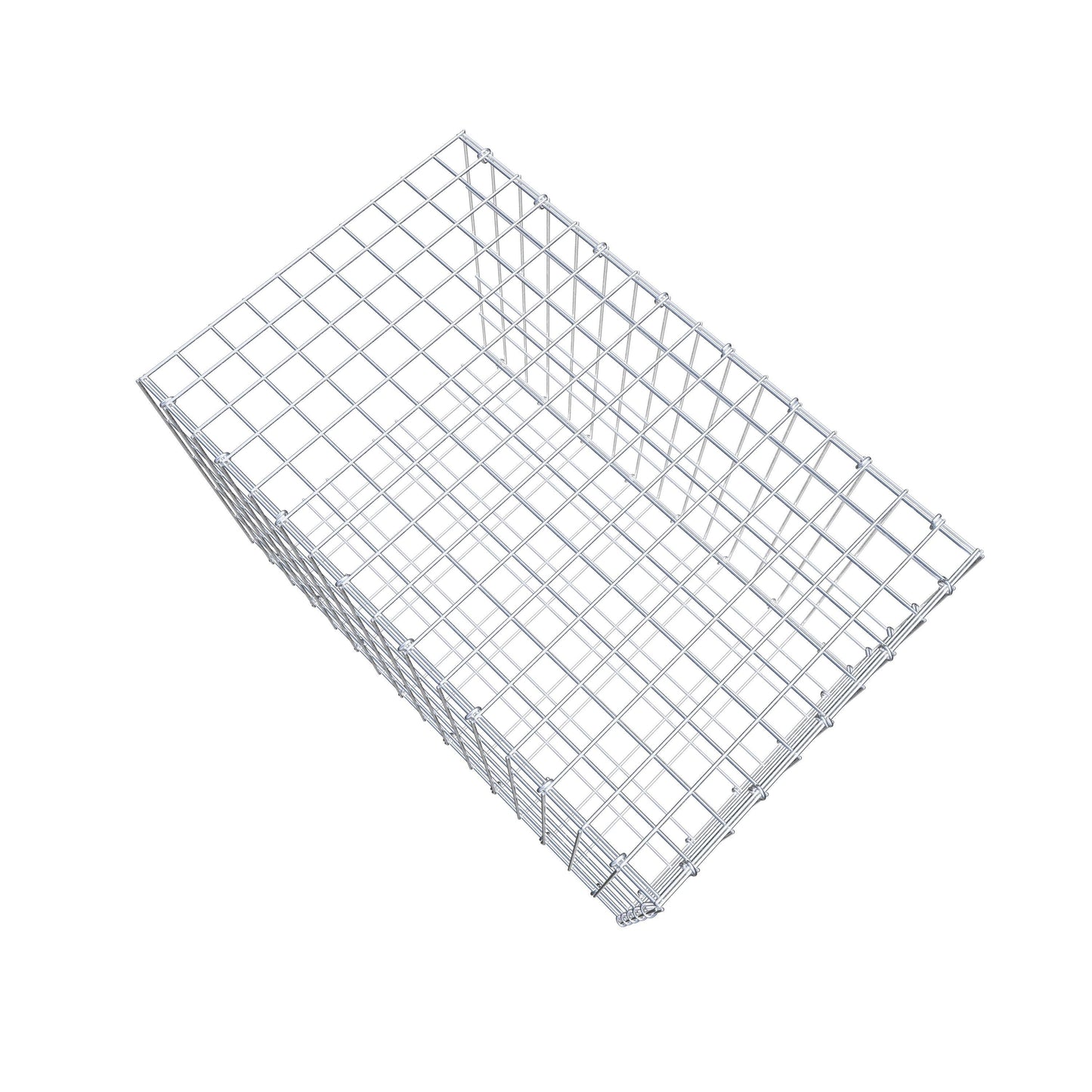 Fourche rapportée type 2 80 cm x 50 cm x 50 cm, mailles 5 cm x 10 cm, anneau en C