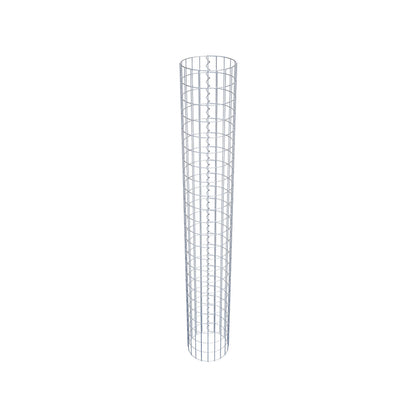 Colonne de gabion ronde 32 cm de diamètre, 230 cm de hauteur, maille 5 cm x 10 cm