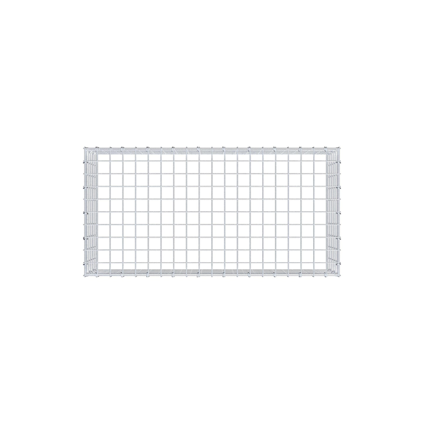 Fourche rapportée type 3 100 cm x 30 cm x 50 cm (L x H x P), mailles 5 cm x 5 cm, anneau C