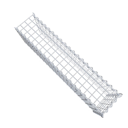 Gabion rapporté type 4 100 cm x 30 cm x 20 cm (L x H x P), mailles 5 cm x 5 cm, spirale