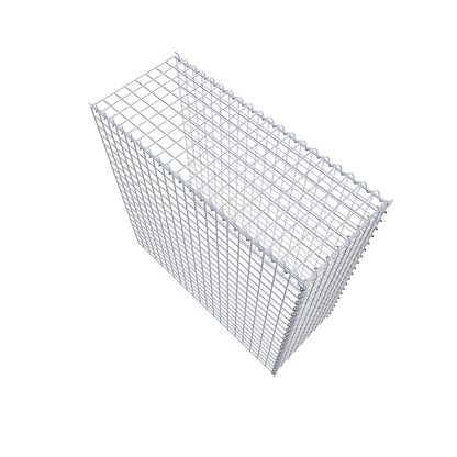 Opvokset gabion type 4 100 cm x 100 cm x 40 cm (L x H x D), maskestørrelse 5 cm x 5 cm, spiral