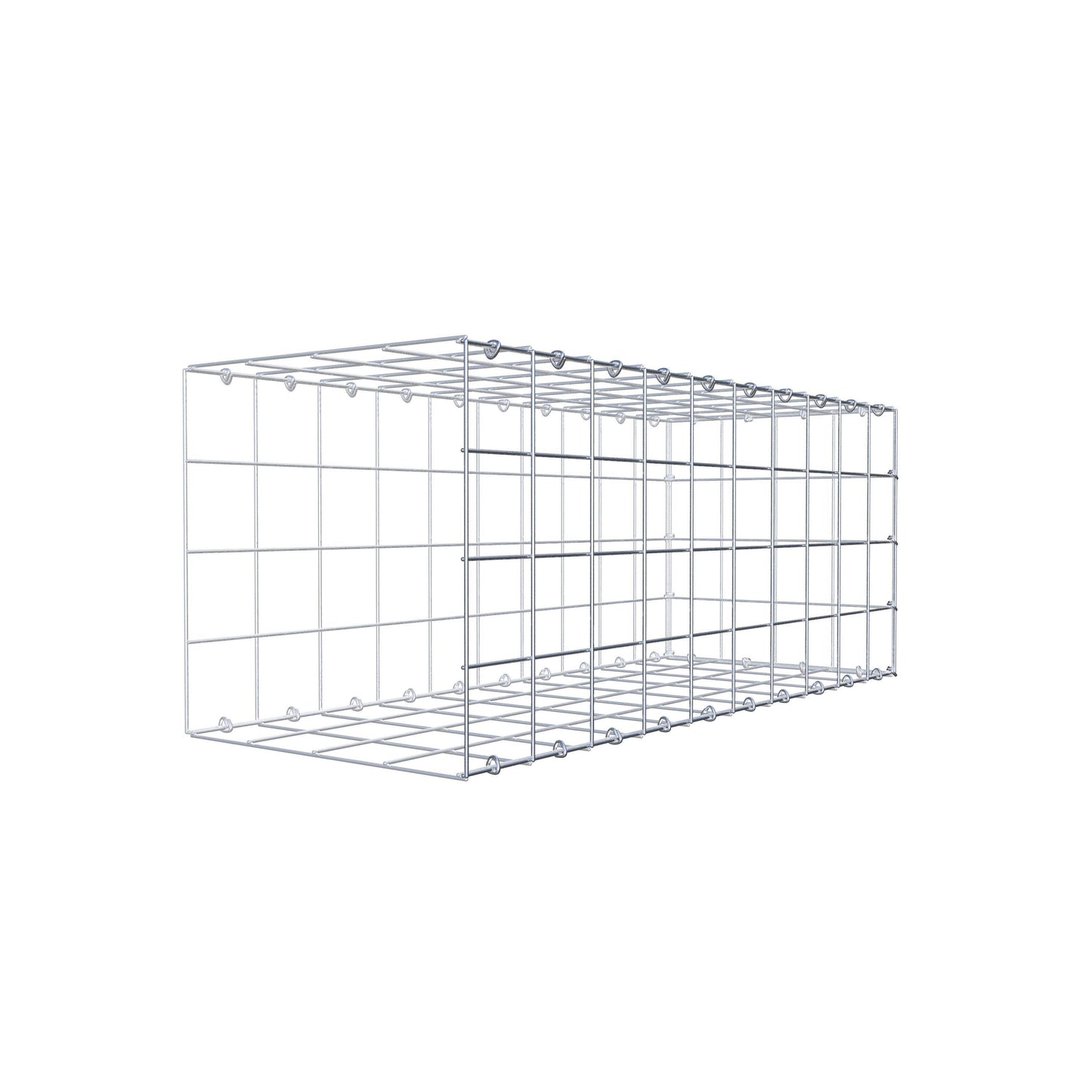 Pila adicional tipo 2 100 cm x 40 cm x 40 cm (L x A x P), malla 10 cm x 10 cm, anillo en C