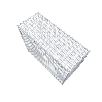 Gabion 100 cm x 80 cm x 40 cm (L x H x P), mailles 5 cm x 5 cm, spirale