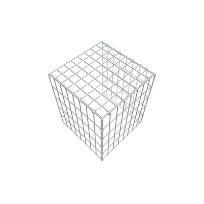 Gabião tipo 4 50 cm x 40 cm x 40 cm (C x A x P), malhagem 5 cm x 10 cm, anel C