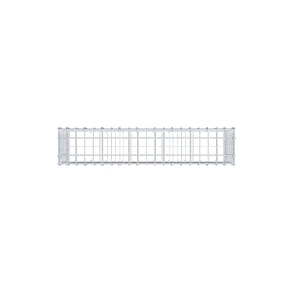 Schanskorf 100 cm x 40 cm x 20 cm (L x H x D), maaswijdte 5 cm x 5 cm, C-ring