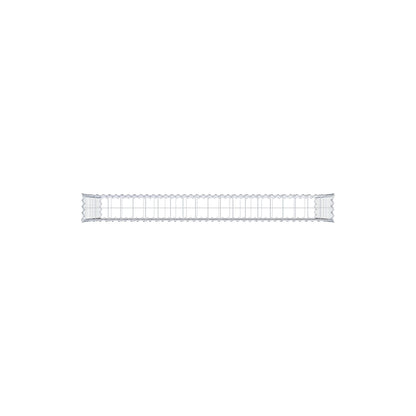 Gabion 200 cm x 100 cm x 20 cm (L x H x P), mailles 10 cm x 10 cm, spirale