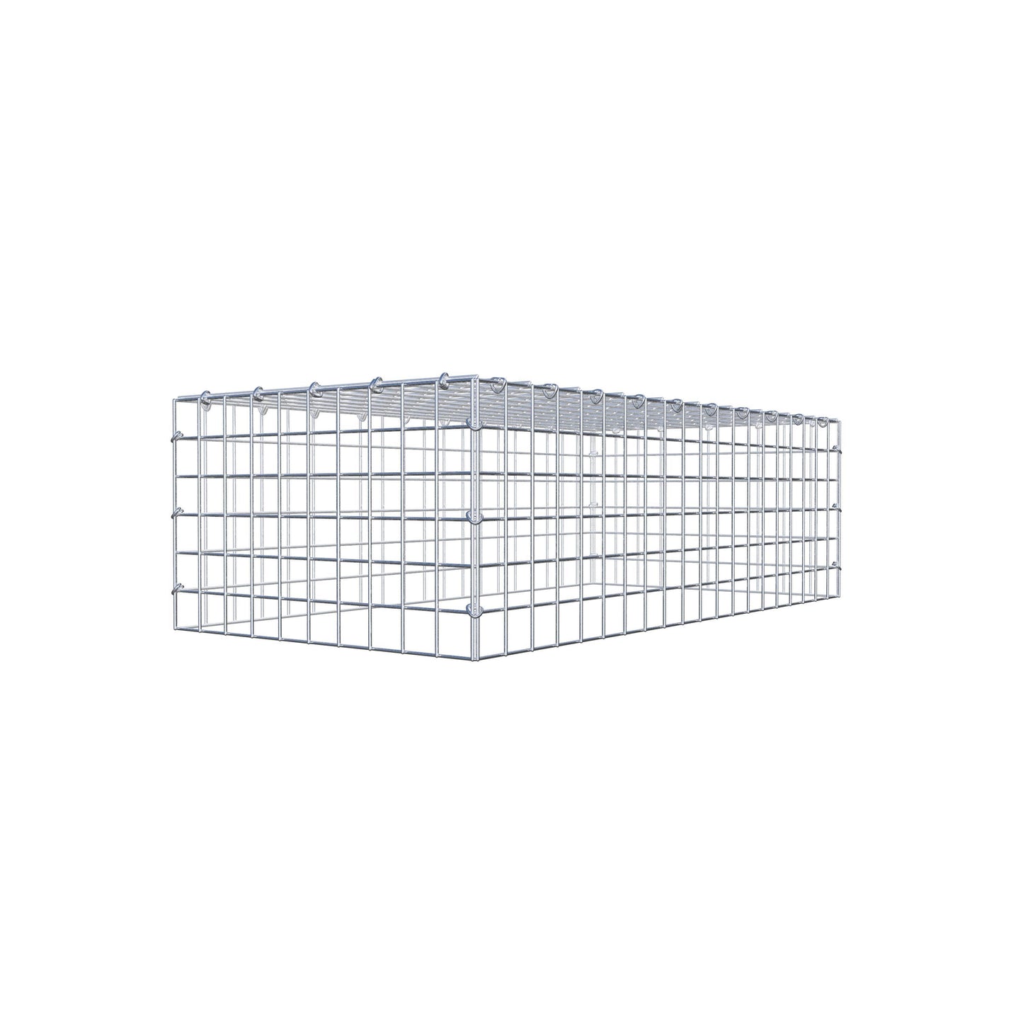 Fourche rapportée type 3 100 cm x 30 cm x 50 cm (L x H x P), mailles 5 cm x 5 cm, anneau C
