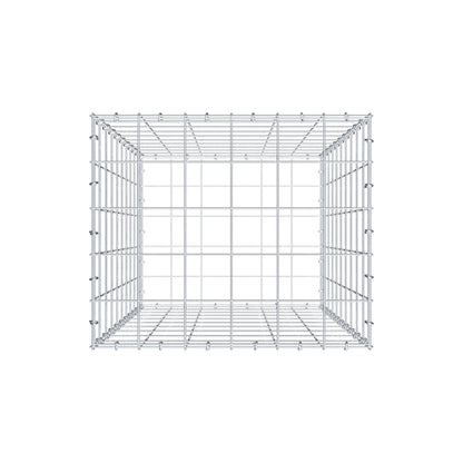 Gabion 100 cm x 60 cm x 50 cm (L x H x P), mailles 10 cm x 10 cm, anneau en C