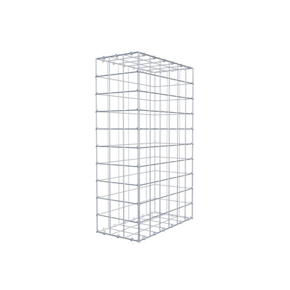 Schanskorf 100 cm x 60 cm x 30 cm (L x H x D), maaswijdte 10 cm x 10 cm, C-ring