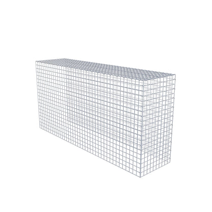 Anbaugabione Typ 4 200 cm x 100 cm x 50 cm (L x H x T), Maschenweite 5 cm x 5 cm, C-Ring