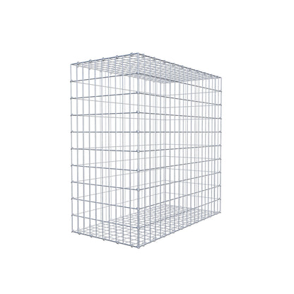 Gabion 100 cm x 100 cm x 50 cm (L x H x P), mailles 5 cm x 10 cm, anneau en C