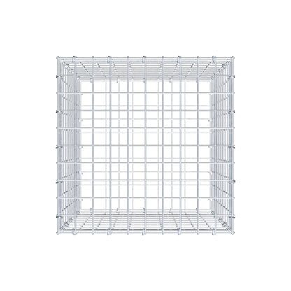 Gabion 50 cm x 50 cm x 50 cm (L x H x P), mailles 5 cm x 5 cm, anneau en C