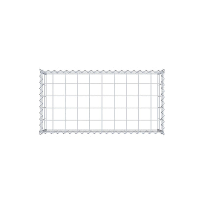 Grown-on gabion type 3 100 cm x 30 cm x 50 cm (L x H x D), mesh size 10 cm x 10 cm, spiral