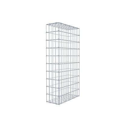 Gabion 100 cm x 50 cm x 20 cm (L x H x P), mailles 5 cm x 10 cm, anneau en C