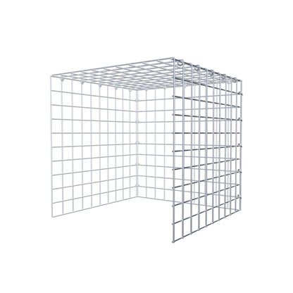 Fourche rapportée type 4 50 cm x 50 cm x 50 cm (L x H x P), mailles 5 cm x 5 cm, anneau C