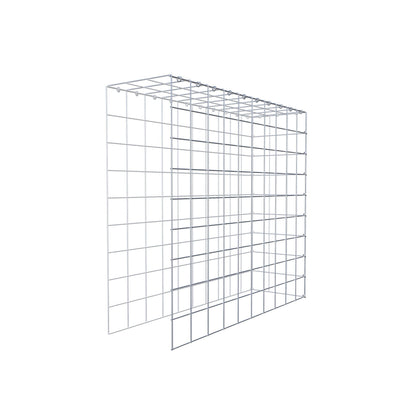 Gabbione aggiuntivo tipo 4 100 cm x 90 cm x 30 cm (L x H x P), maglia 10 cm x 10 cm, anello a C