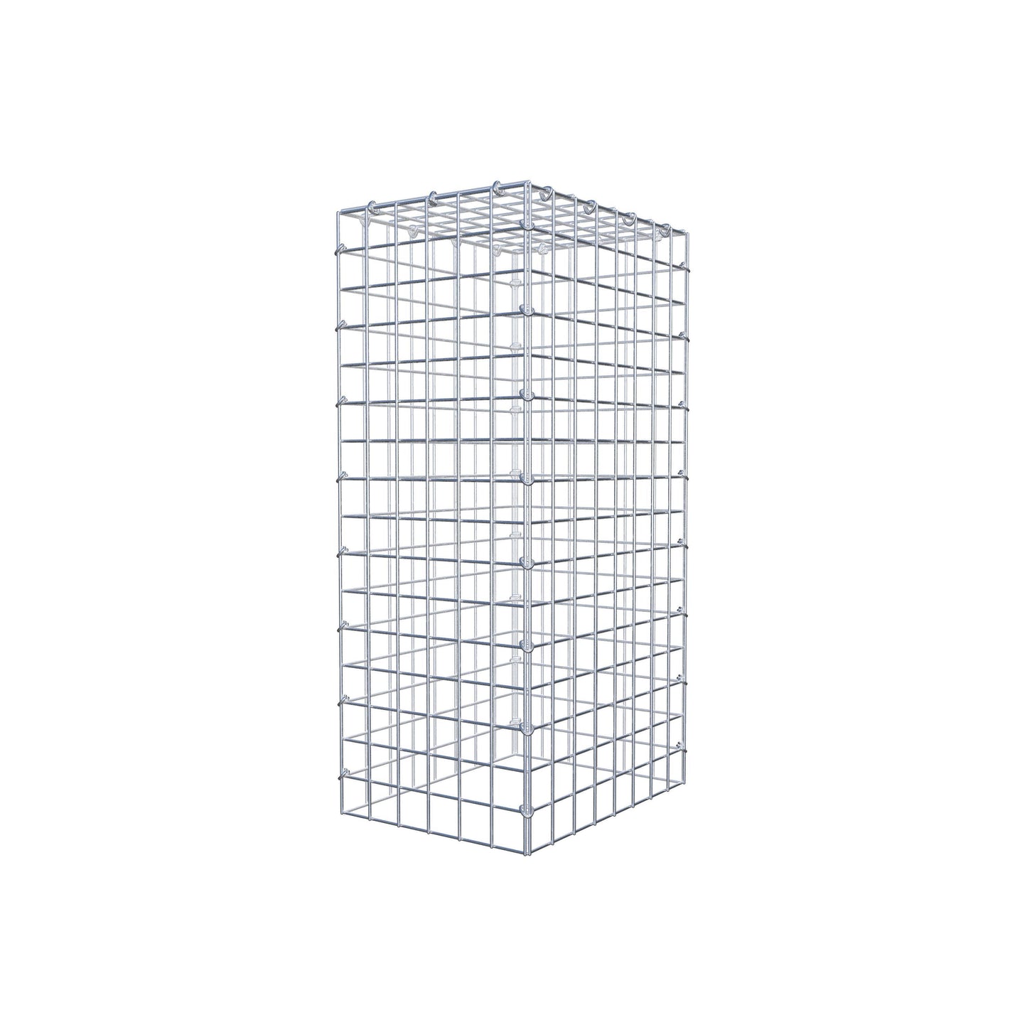 Fourche rapportée type 3 80 cm x 40 cm x 30 cm (L x H x P), mailles 5 cm x 5 cm, anneau C