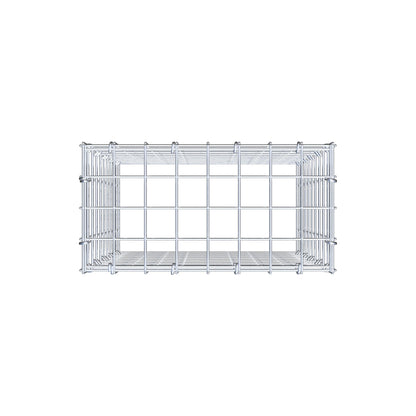 Anbaugabione Typ 3 50 cm x 40 cm x 20 cm (L x H x T), Maschenweite 5 cm x 5 cm, C-Ring