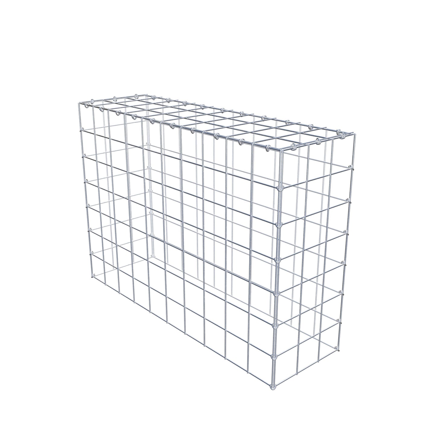 Gavión complementario de tipo 3 100 cm x 70 cm x 30 cm (L x A x P), malla 10 cm x 10 cm, anillo en C