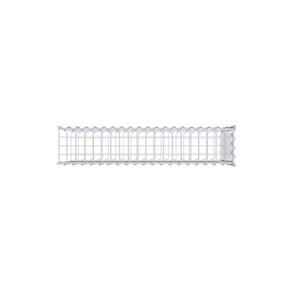 Add-on schanskorf type 2 100 cm x 50 cm x 20 cm (L x H x D), maaswijdte 5 cm x 5 cm, spiraalvormig