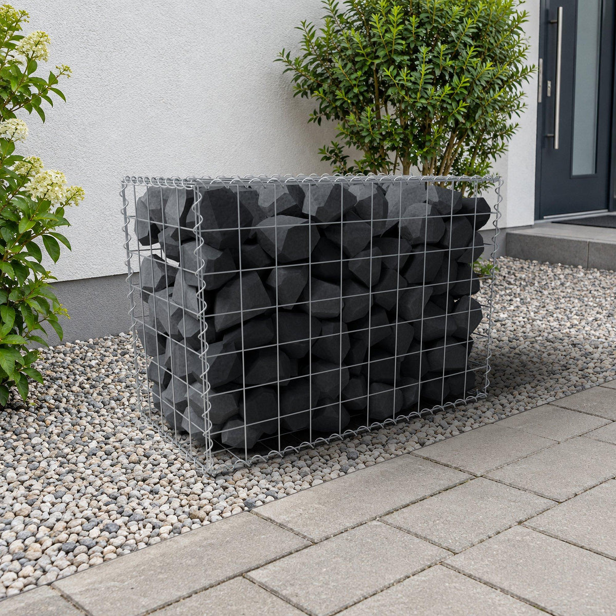 Gabion 100 cm x 70 cm x 50 cm (L x H x D), maskestørrelse 10 cm x 10 cm, spiral