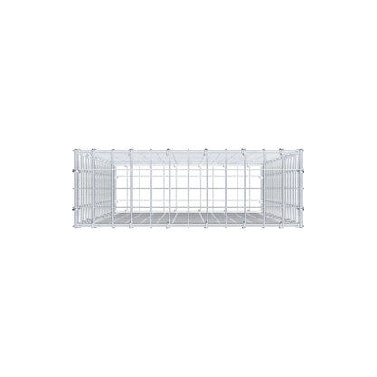 Schanskorf 100 cm x 60 cm x 20 cm (L x H x D), maaswijdte 5 cm x 5 cm, C-ring