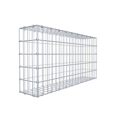 Gabion 100 cm x 50 cm x 20 cm (L x H x P), mailles 5 cm x 10 cm, anneau en C