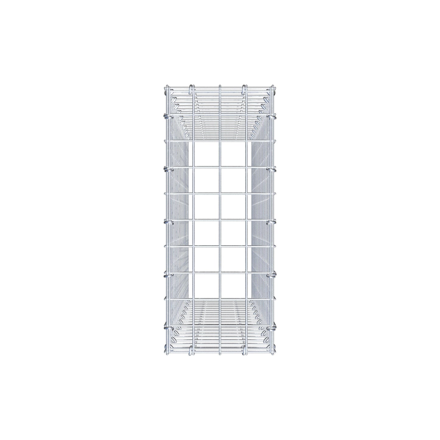 Fourche rapportée type 3 100 cm x 20 cm x 50 cm (L x H x P), mailles 5 cm x 5 cm, anneau C