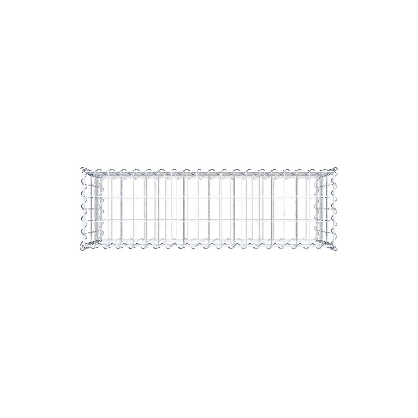 Set economico 3x gabbioni 100 cm x 50 cm x 30 cm (L x H x P), maglia 5 cm x 10 cm, spirale