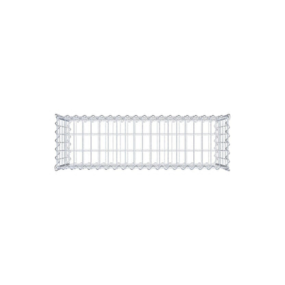 Set economico 3x gabbioni 100 cm x 50 cm x 30 cm (L x H x P), maglia 5 cm x 10 cm, spirale