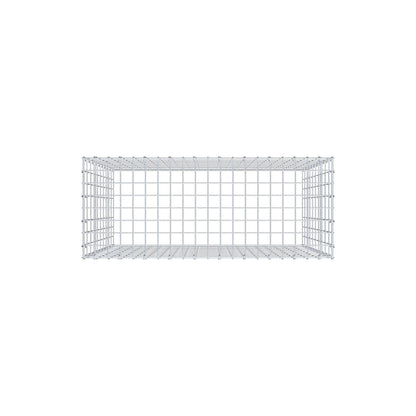 Fourche rapportée type 3 100 cm x 100 cm x 40 cm (L x H x P), mailles 5 cm x 10 cm, anneau C