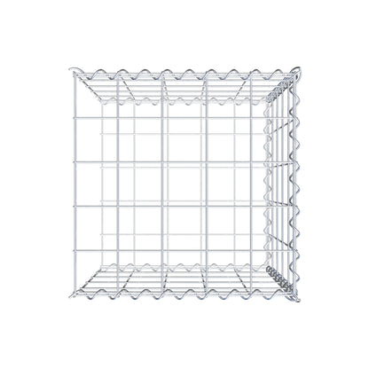 Gabion rapporté type 2 50 cm x 50 cm x 50 cm (L x H x P), mailles 10 cm x 10 cm, spirale