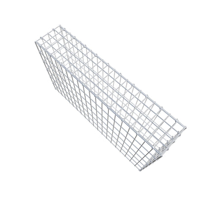Mounted gabion type 3 100 cm x 60 cm x 20 cm (L x H x D), mesh size 5 cm x 10 cm, C-ring