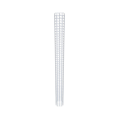 Colonna di gabbioni quadrata 17 cm x 17 cm, 230 cm di altezza, MW 5 cm x 5 cm