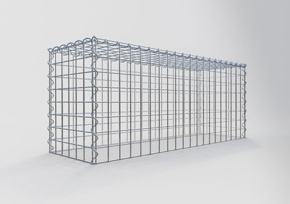 Gabião Tipo 3 100 cm x 40 cm x 30 cm (C x A x P), malhagem 5 cm x 5 cm, espiral