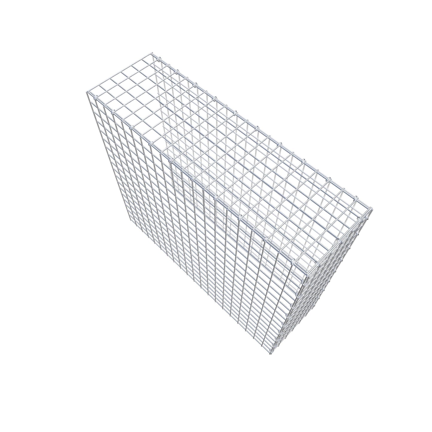 Gabião Tipo 4 100 cm x 90 cm x 30 cm (C x A x P), malhagem 5 cm x 5 cm, anel C