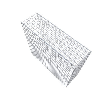 Gabião Tipo 4 100 cm x 90 cm x 30 cm (C x A x P), malhagem 5 cm x 5 cm, anel C