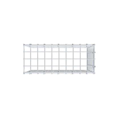 Anbaugabione Typ 4 50 cm x 40 cm x 20 cm (L x H x T), Maschenweite 5 cm x 5 cm, C-Ring