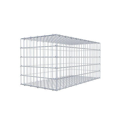 Gabion 100 cm x 50 cm x 50 cm (L x H x P), mailles 5 cm x 10 cm, anneau en C