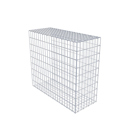 Mounted gabion type 2 100 cm x 90 cm x 40 cm, mesh size 5 cm x 10 cm, C-ring