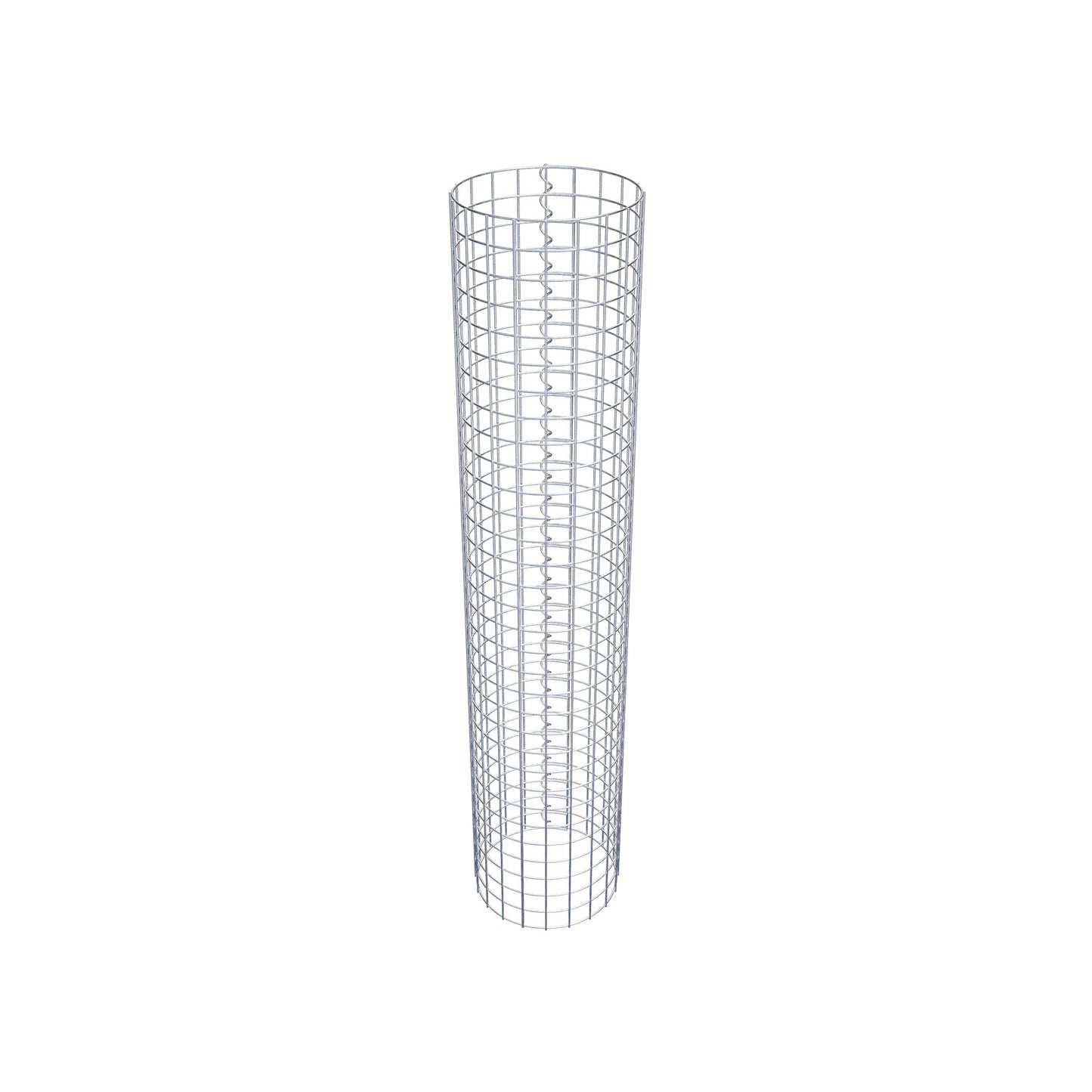 Colonne de gabion ronde 32 cm de diamètre, 160 cm de hauteur, maille 5 cm x 5 cm