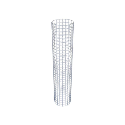 Colonne de gabion ronde 32 cm de diamètre, 160 cm de hauteur, maille 5 cm x 5 cm