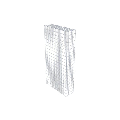 Fourche rapportée type 4 200 cm x 100 cm x 30 cm (L x H x P), mailles 5 cm x 10 cm, anneau en C