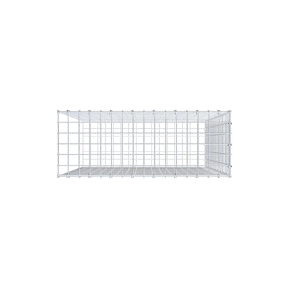 Fourche rapportée type 2 100 cm x 80 cm x 30 cm (L x H x P), mailles 5 cm x 5 cm, anneau C
