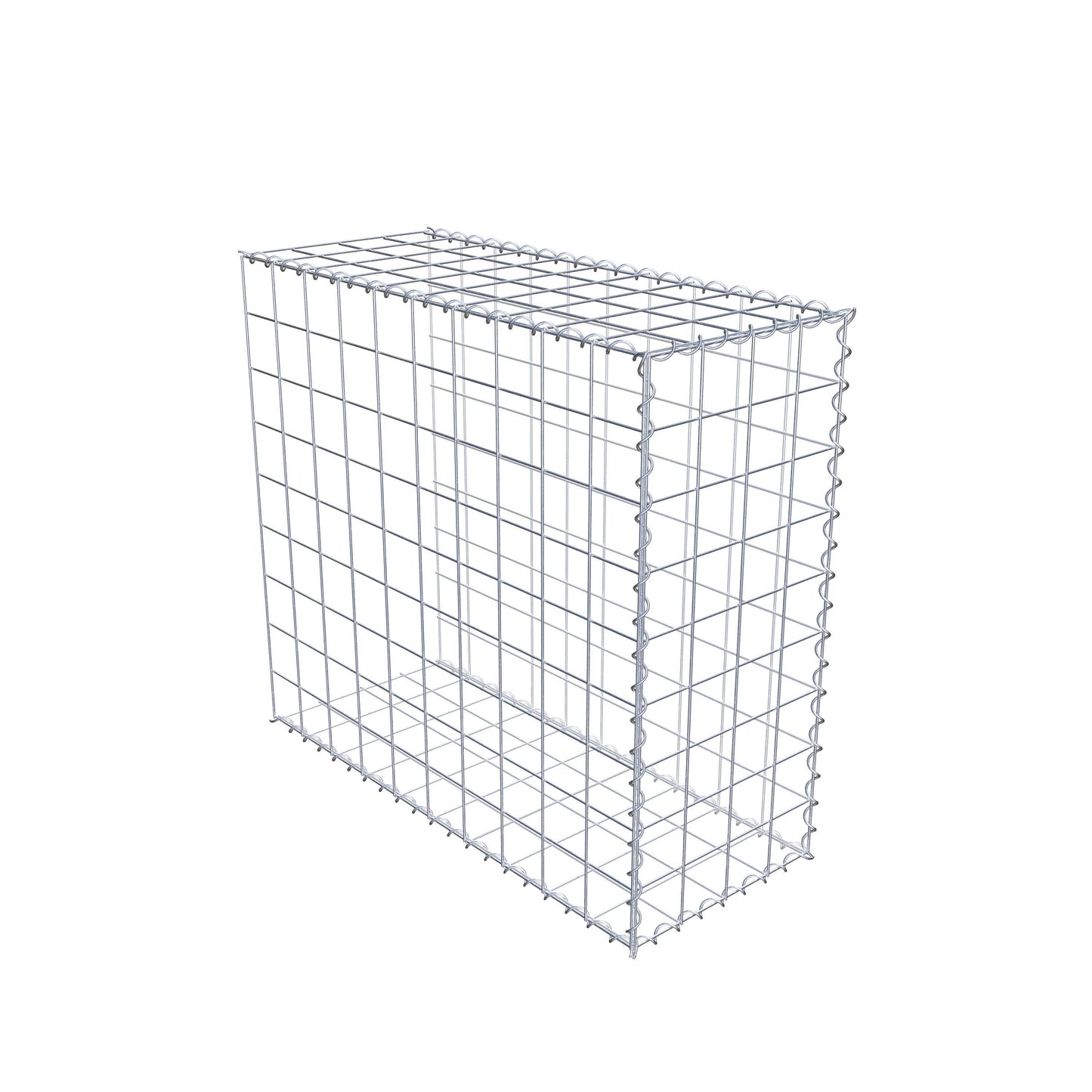 Gavión complementario tipo 2 100 cm x 90 cm x 40 cm (L x A x P), malla 10 cm x 10 cm, espiral