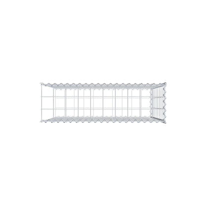 Anbaugabione Typ 2 100 cm x 90 cm x 30 cm (L x H x T), Maschenweite 10 cm x 10 cm, Spirale