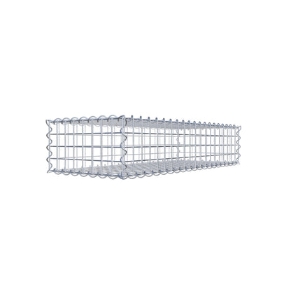 Gabion 100 cm x 20 cm x 40 cm (L x H x P), mailles 5 cm x 5 cm, spirale