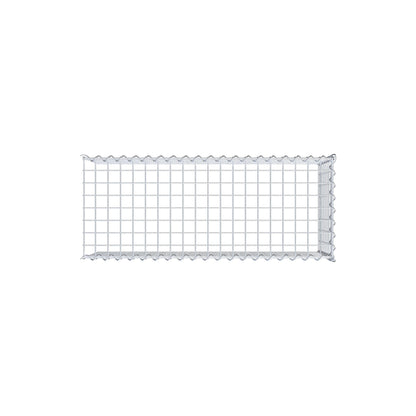 Gabion rapporté type 4 100 cm x 40 cm x 40 cm (L x H x P), mailles 5 cm x 5 cm, spirale